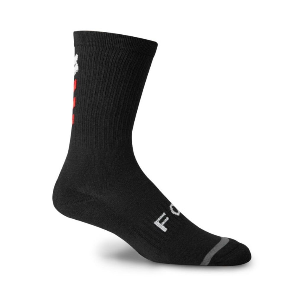 Fox 8" Defend Sock Syndicate black - XS-S