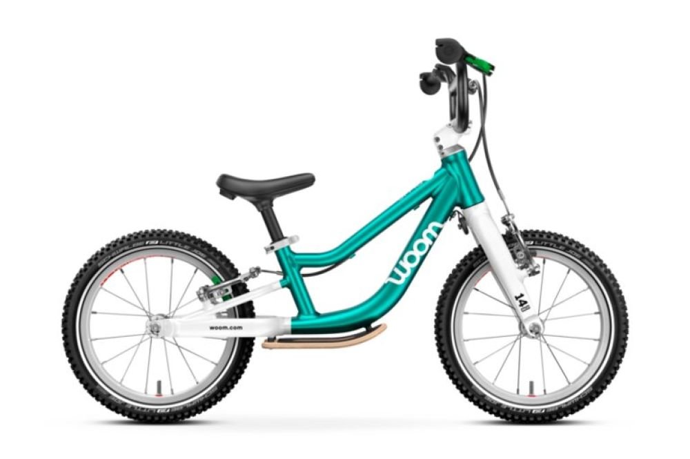 Woom GO 1 PLUS - metallic-turquoise Rahmengröße: 14"