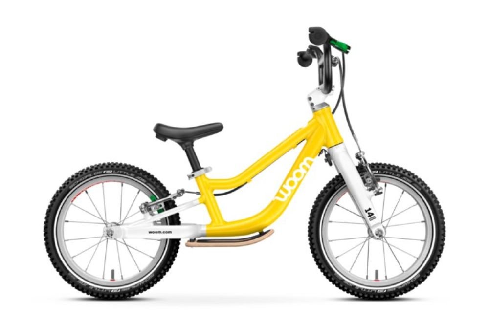 Woom GO 1 PLUS - vibrant-yellow Rahmengröße: 14"