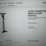 Produktbild 4 von Fahrradpumpe ACID RACE FLOOR DIGITAL für Französisches Ventil und Autoventil